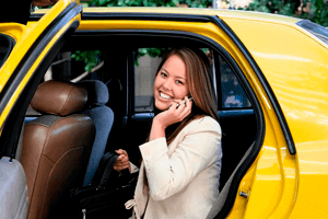 Contract with taxi – order employees, company pays